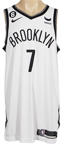 2022-23 Kevin Durant BK Nets Game-Used Jersey (RGU)
