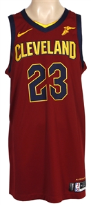 2017-18 LeBron James Cleveland Cavaliers Game-Used Jersey