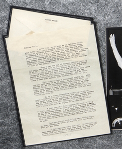 Arthur Miller Passionate Signed Love Letter To Marilyn Monroe “I am your flesh, the air you breathe