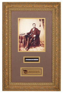 Abraham Lincoln Handwritten “Made with The Intent" Legal Statement