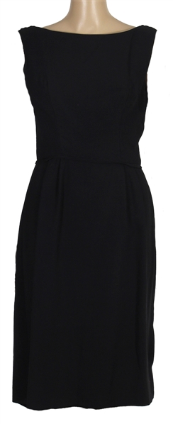 Marilyn Monroe Owned & Worn Black Sleeveless Cocktail Dress