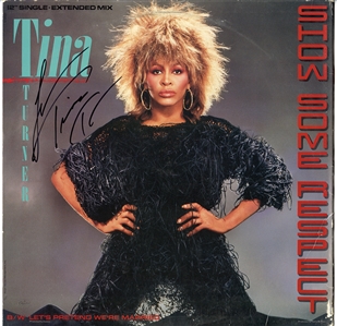 Tina Turner Signed "Show Some Respect" Album (REAL)