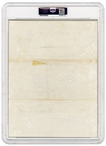 Walt Disney Signed Letter on Fantasia Letterhead (PSA/DNA Encapsulated)
