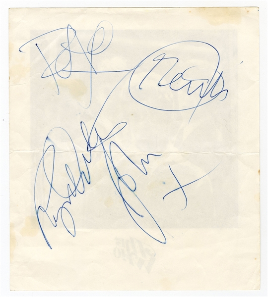 The Who Signed Photograph with Keith Moon (JSA & REAL)