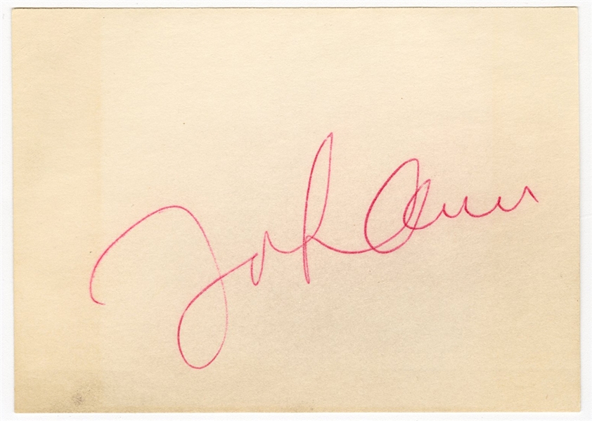 John Lennon Signed Cut (JSA & REAL)