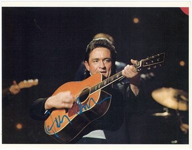 Johnny Cash Signed Photograph (REAL)