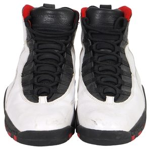 1995 Michael Jordan Game-Used and Double-Signed Nike Air Jordan X Sneakers - Worn Post-NBA Comeback (JSA & RGU)