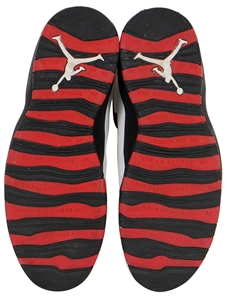 1995 Michael Jordan Game-Used and Double-Signed Nike Air Jordan X Sneakers - Worn Post-NBA Comeback (JSA & RGU)