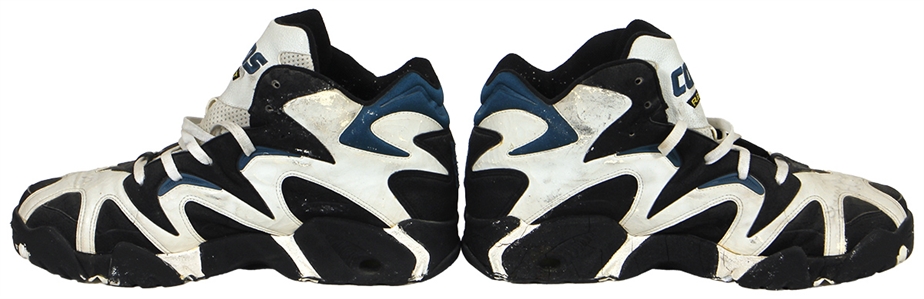 1994-95 Larry Johnson Charlotte Hornets Game-Used & Autographed Sneakers