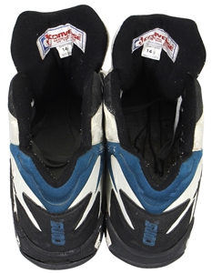 1994-95 Larry Johnson Charlotte Hornets Game-Used & Autographed Sneakers