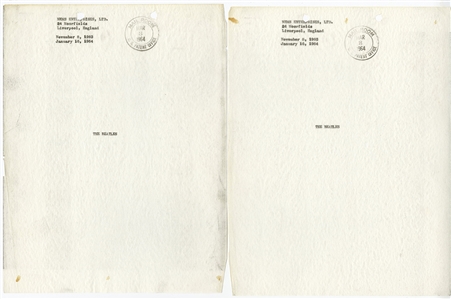 Brian Epstein Signed Original 1964 & 1965 Beatles Trademark Application Archive (Caiazzo)