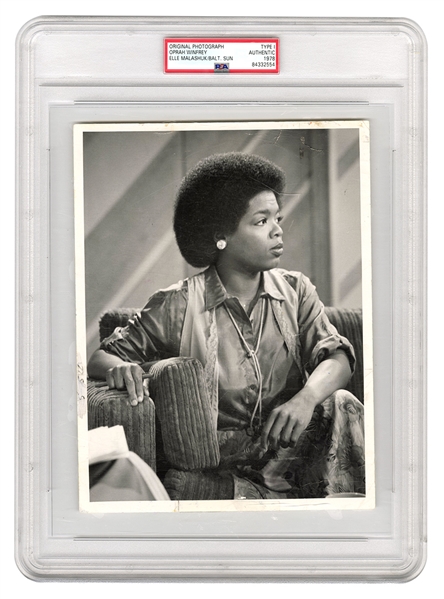 Oprah Winfrey 1978 Original Type 1 Photograph (PSA/DNA Encapsulated)