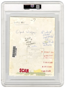 Oprah Winfrey 1978 Original Type 1 Photograph (PSA/DNA Encapsulated)