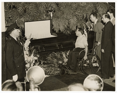 Babe Ruth “A Last Goodbye" Original Type 1 Photograph Dated 8/17/48