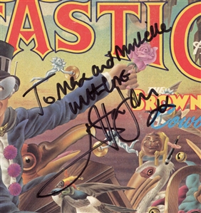 Elton John Signed “Captain Fantastic and the Brown Dirt Cowboy Album (Maxim Langstaff Collection)