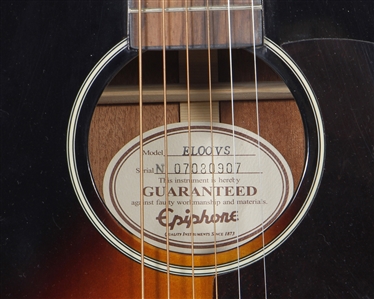 Daniel Honeyboy Edwards Played & Signed Epiphone Acoustic Guitar (Maxim Langstaff Collection)