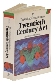Syd Barrett Personally Owned & Signed The Oxford Companion to Twentieth Century Art Book (PSA/DNA)