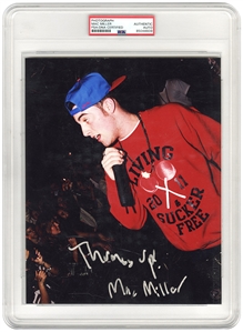 Mac Miller Signed & Thumbs Up Inscribed Photograph With Full Signature (PSA/DNA Encapsulated)