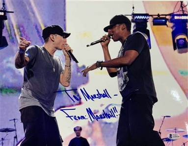 Eminem Signed Photograph With "To Marshall - From Marshall!" (Beckett)