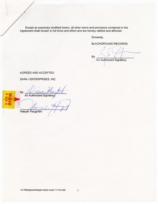 Aaliyah Signed “Romeo Must Die" Recording Contract