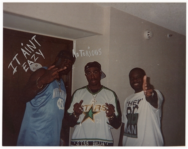 Tupac Shakur Owned & Annotated Original Oversized Color Photograph