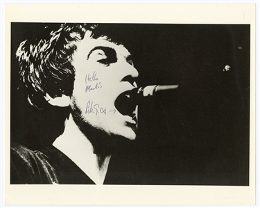 Genesis Peter Gabriel Signed Photograph