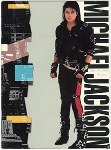 Michael Jackson 10/18/1988 “BAD" Concert Tour Program