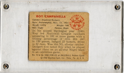 1950 Bowman Roy Campanella #75