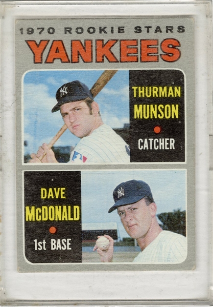 1970 Topps Thurman Munson Rookie #189