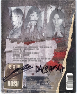 Rush Signed "Time Stand Still" CD Cover