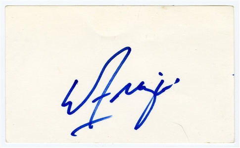 Walt Frazier Signed Cut