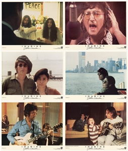 “Imagine: John Lennon" Set of 6 Original Movie Lobby Cards