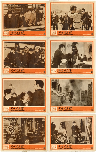 Dave Clark 5 “Having A Wild Weekend" Set of 8 Original Movie Lobby Cards
