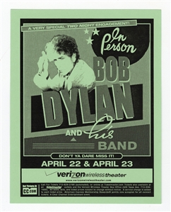 Bob Dylan Original Handbill