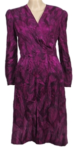 Lady Gaga 2021 “House of Gucci" Screen Worn Purple Dress