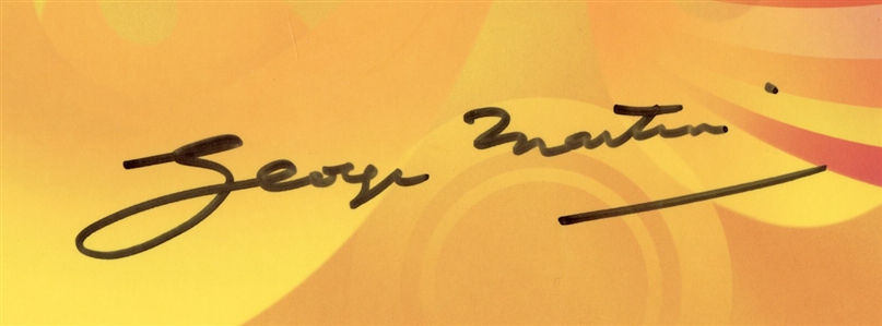 George Martin Signed “The Beatles Love Cirque Du Soleil” Album (Maxim Langstaff Collection)