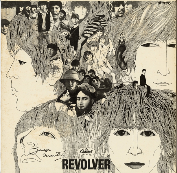 George Martin Signed “Revolver” Album (Maxim Langstaff Collection)
