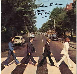 George Martin Signed “Abbey Road” Album (Maxim Langstaff Collection)