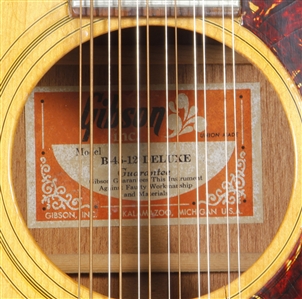 Gordon Lightfoot Played & Signed Gibson Acoustic Guitar (Maxim Langstaff Collection)