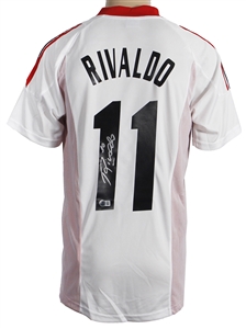 Rivaldo Signed AC Milan Jersey (Beckett)