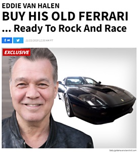 Eddie Van Halen Ferrari